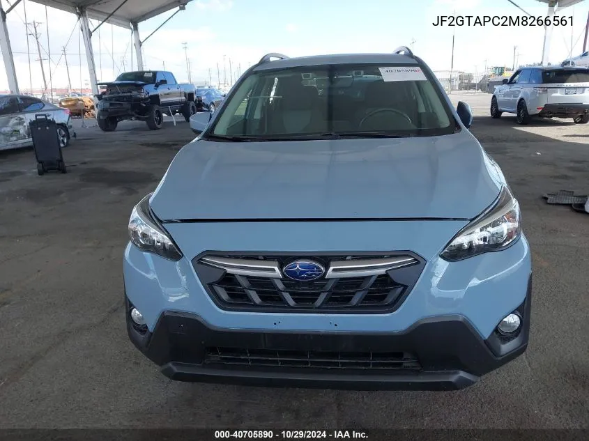 2021 Subaru Crosstrek Premium VIN: JF2GTAPC2M8266561 Lot: 40705890