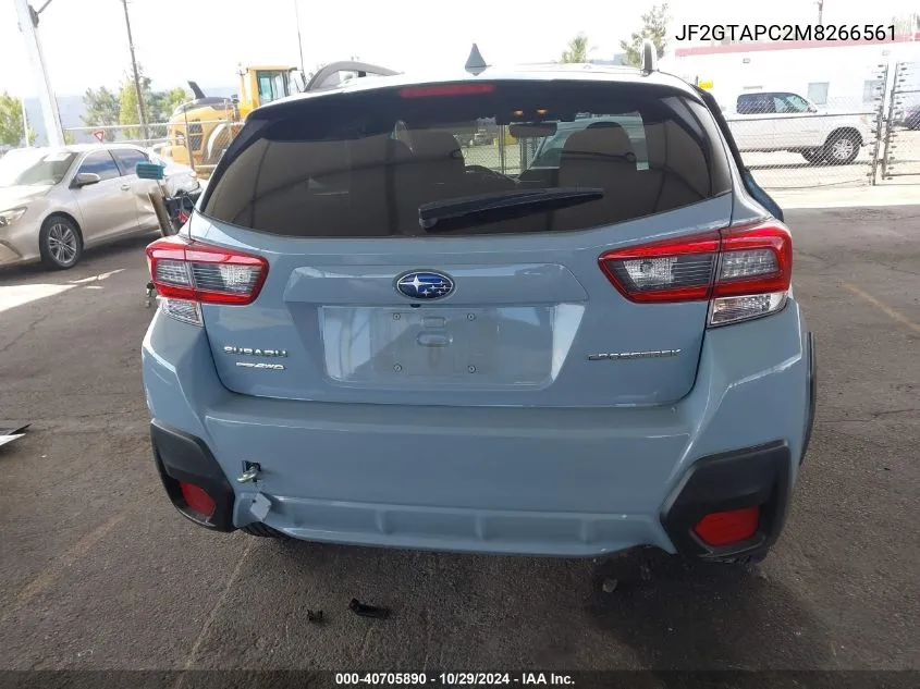 2021 Subaru Crosstrek Premium VIN: JF2GTAPC2M8266561 Lot: 40705890