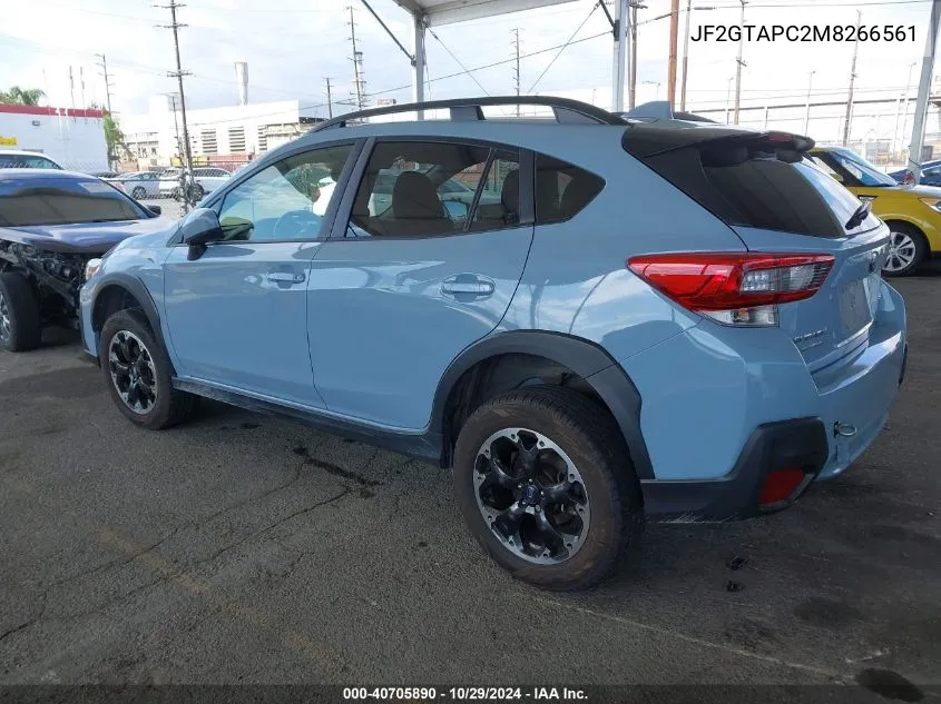 2021 Subaru Crosstrek Premium VIN: JF2GTAPC2M8266561 Lot: 40705890