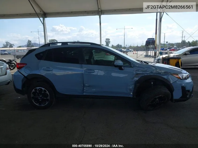 2021 Subaru Crosstrek Premium VIN: JF2GTAPC2M8266561 Lot: 40705890