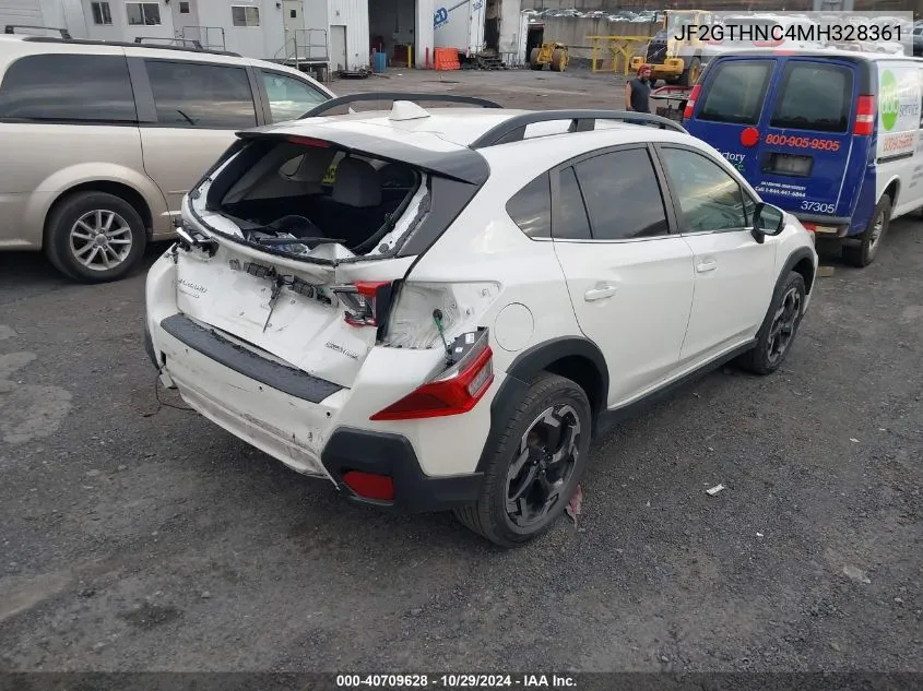 2021 Subaru Crosstrek Limited VIN: JF2GTHNC4MH328361 Lot: 40709628