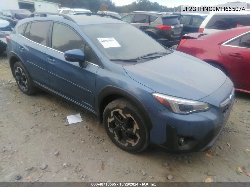 2021 Subaru Crosstrek Limited VIN: JF2GTHNC9MH665074 Lot: 40710565