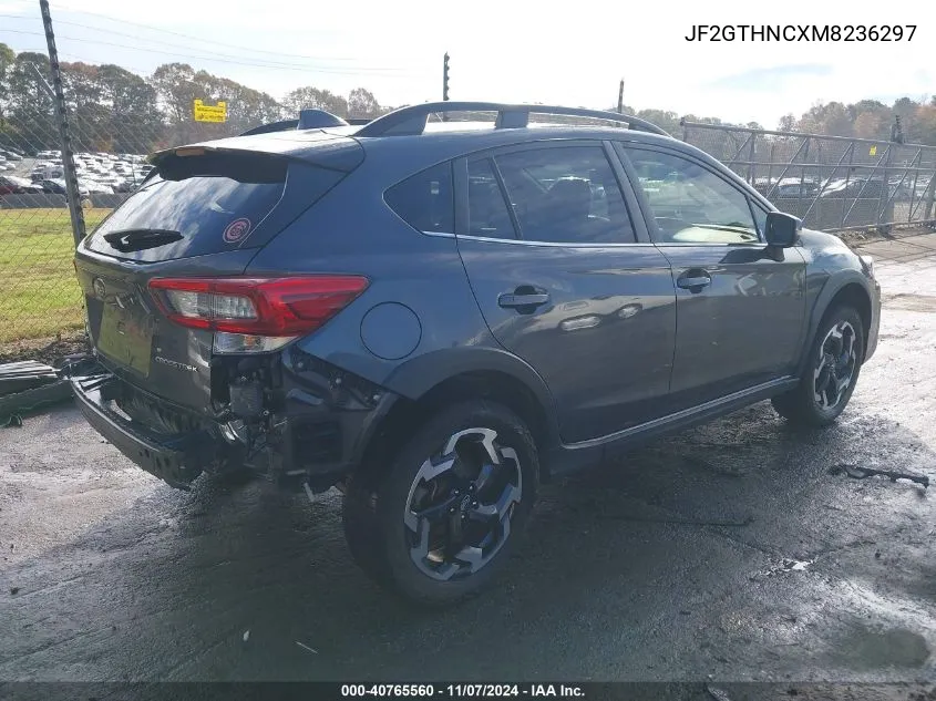 2021 Subaru Crosstrek Limited VIN: JF2GTHNCXM8236297 Lot: 40765560