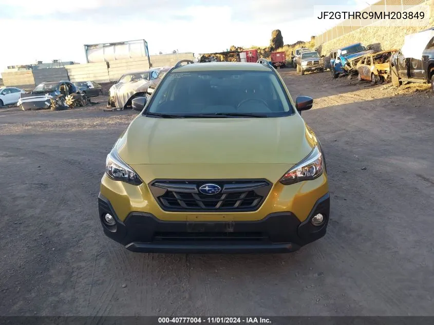 2021 Subaru Crosstrek Sport VIN: JF2GTHRC9MH203849 Lot: 40777004