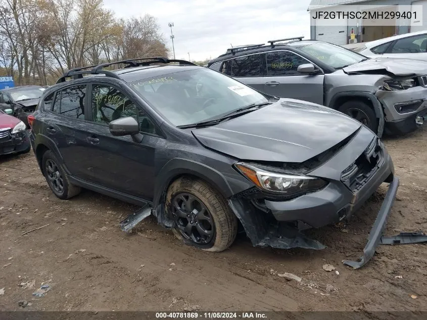 2021 Subaru Crosstrek Sport VIN: JF2GTHSC2MH299401 Lot: 40781869