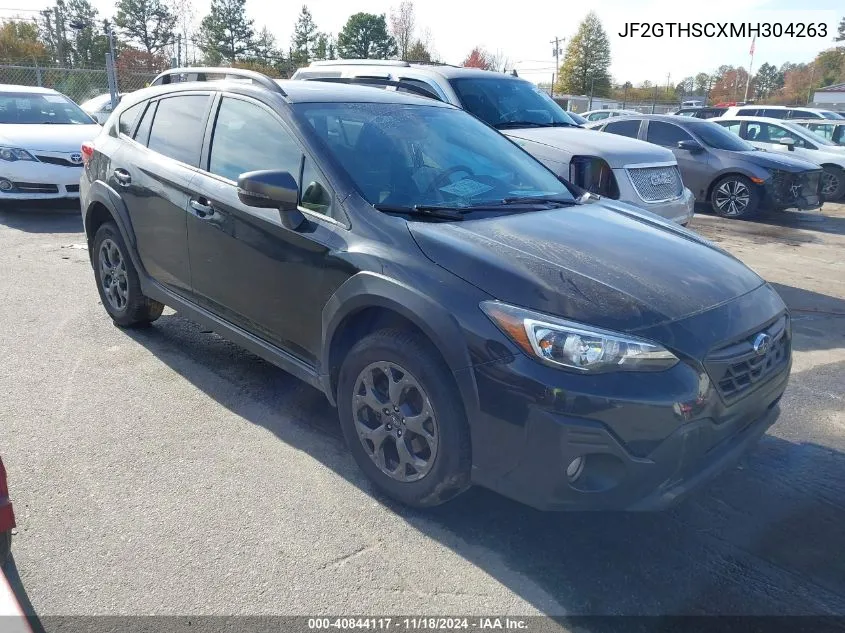 2021 Subaru Crosstrek Sport VIN: JF2GTHSCXMH304263 Lot: 40844117