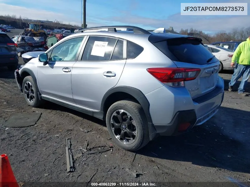 2021 Subaru Crosstrek Premium VIN: JF2GTAPC0M8273573 Lot: 40863299