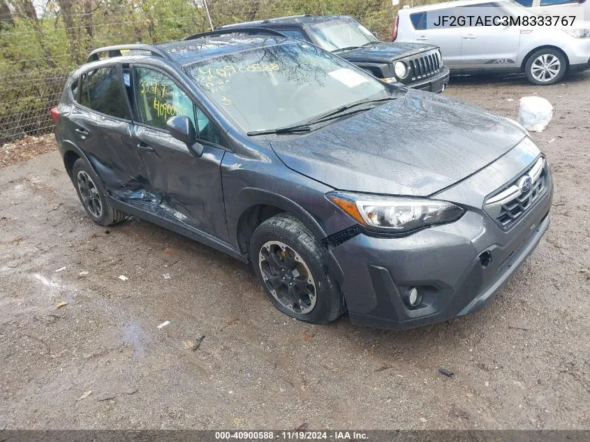 2021 Subaru Crosstrek Premium VIN: JF2GTAEC3M8333767 Lot: 40900588