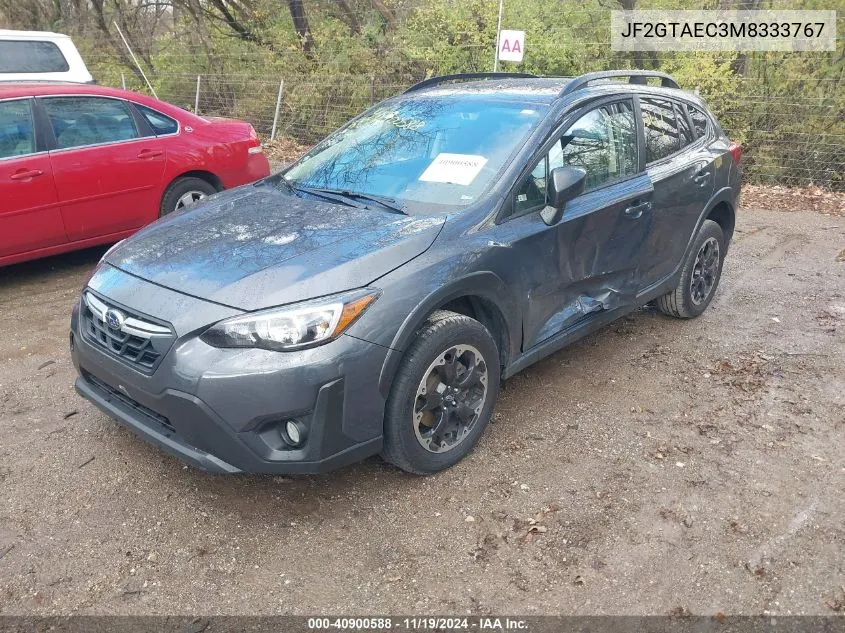 2021 Subaru Crosstrek Premium VIN: JF2GTAEC3M8333767 Lot: 40900588