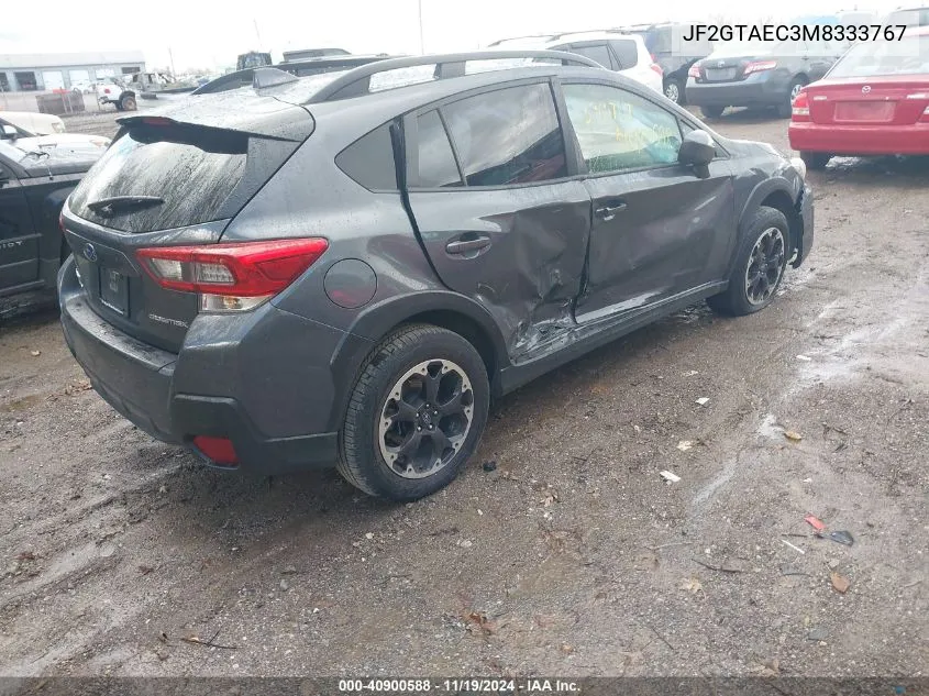 2021 Subaru Crosstrek Premium VIN: JF2GTAEC3M8333767 Lot: 40900588