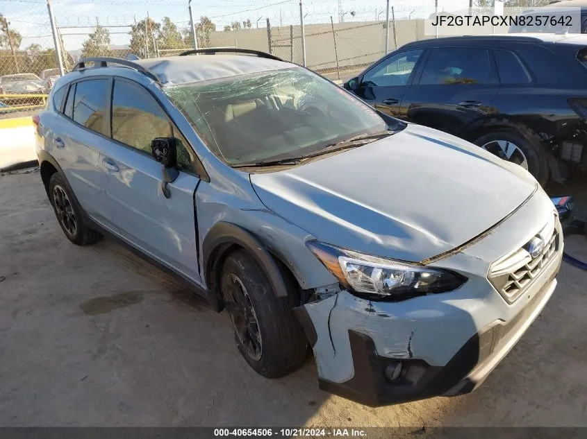 2022 Subaru Crosstrek Premium VIN: JF2GTAPCXN8257642 Lot: 40654506