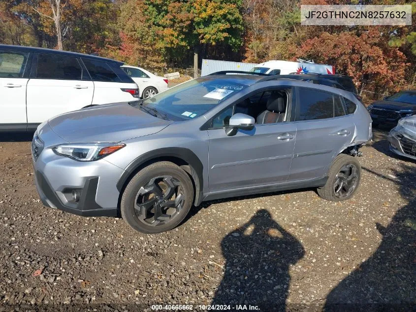 JF2GTHNC2N8257632 2022 Subaru Crosstrek Limited