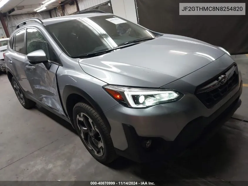 2022 Subaru Crosstrek Limited VIN: JF2GTHMC8N8254820 Lot: 40870999