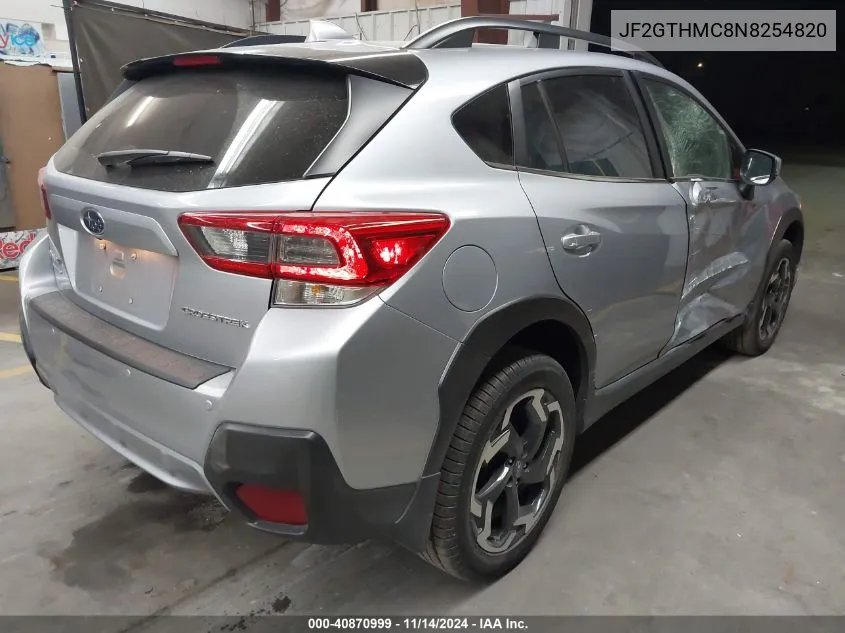 2022 Subaru Crosstrek Limited VIN: JF2GTHMC8N8254820 Lot: 40870999