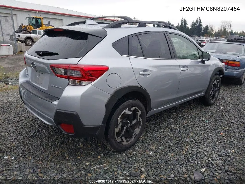 2022 Subaru Crosstrek Limited VIN: JF2GTHMC8N8207464 Lot: 40907342