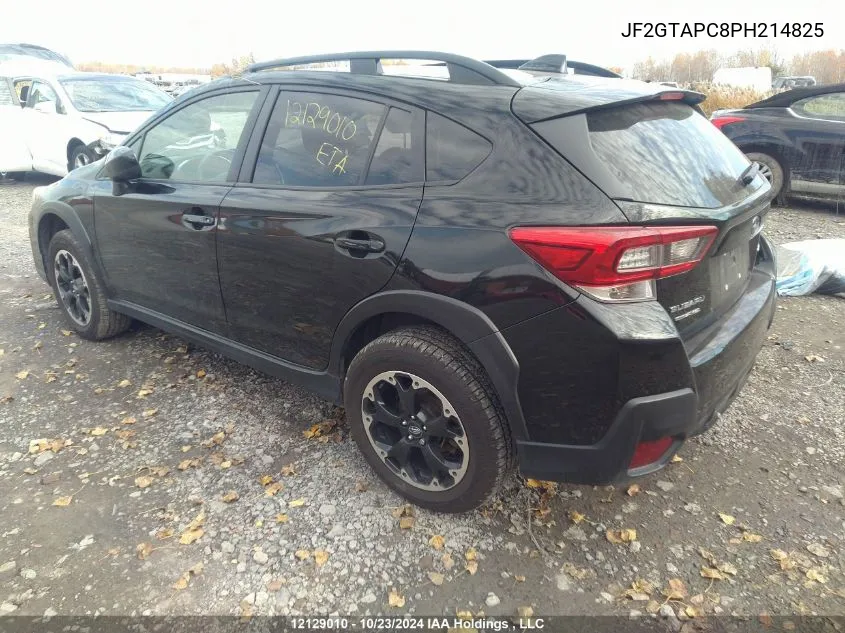 2023 Subaru Crosstrek VIN: JF2GTAPC8PH214825 Lot: 12129010