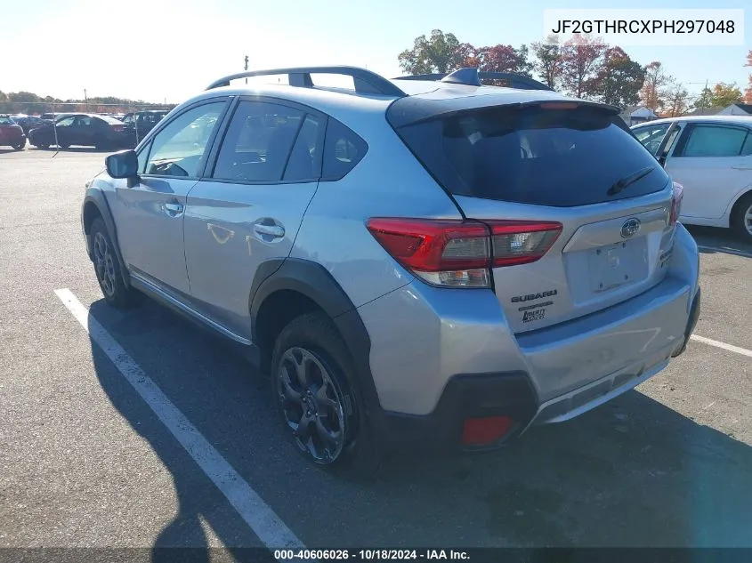 2023 Subaru Crosstrek Sport VIN: JF2GTHRCXPH297048 Lot: 40606026