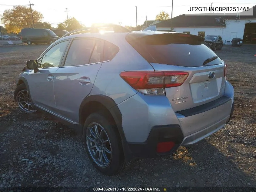 2023 Subaru Crosstrek Limited VIN: JF2GTHNC8P8251465 Lot: 40626313