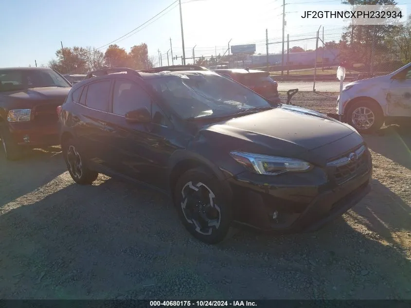 2023 Subaru Crosstrek Limited VIN: JF2GTHNCXPH232934 Lot: 40680175