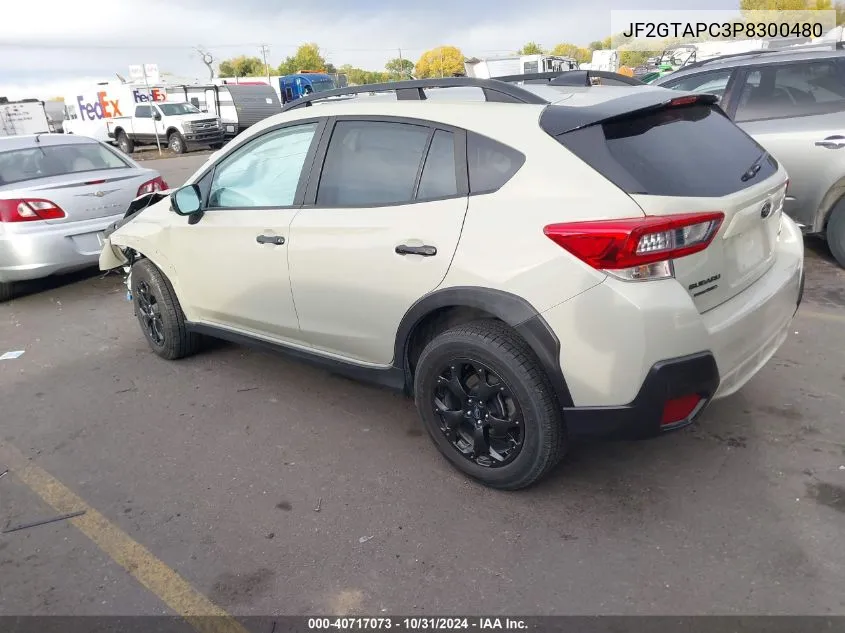 2023 Subaru Crosstrek Premium VIN: JF2GTAPC3P8300480 Lot: 40717073