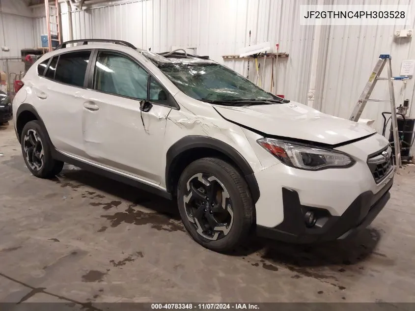 2023 Subaru Crosstrek Limited VIN: JF2GTHNC4PH303528 Lot: 40783348