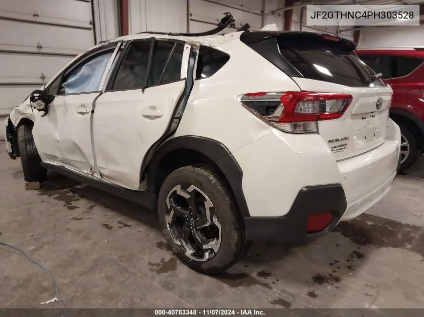 2023 Subaru Crosstrek Limited VIN: JF2GTHNC4PH303528 Lot: 40783348