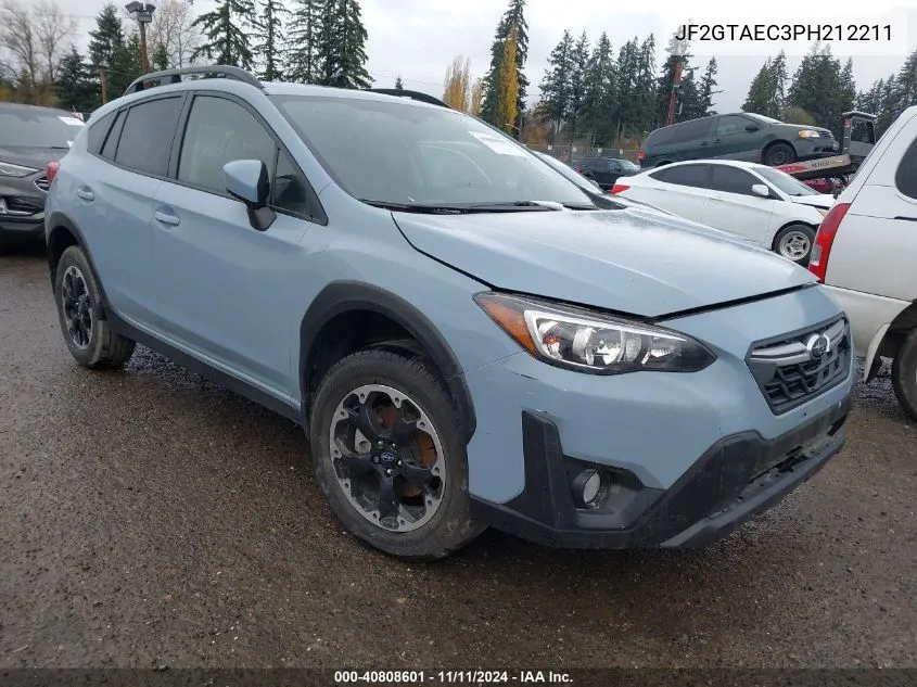 2023 Subaru Crosstrek Premium VIN: JF2GTAEC3PH212211 Lot: 40808601