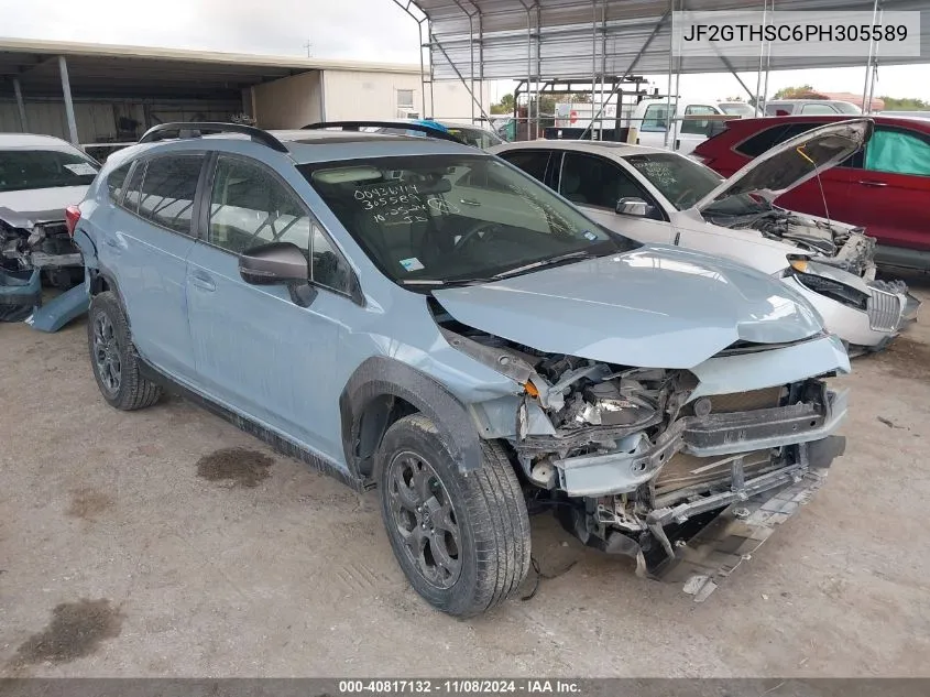 2023 Subaru Crosstrek Sport VIN: JF2GTHSC6PH305589 Lot: 40817132