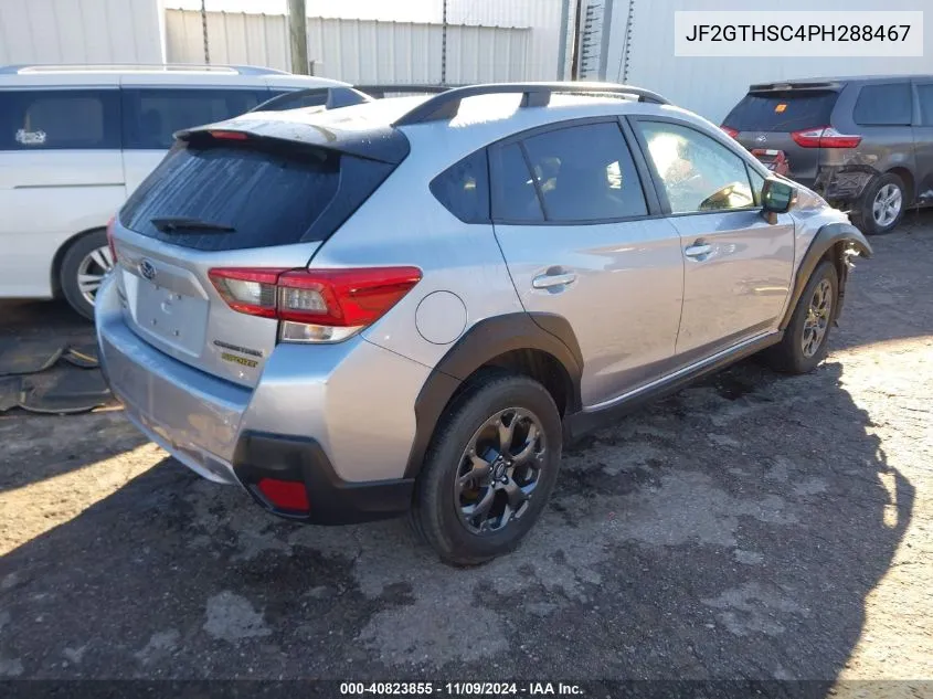 2023 Subaru Crosstrek Sport VIN: JF2GTHSC4PH288467 Lot: 40823855