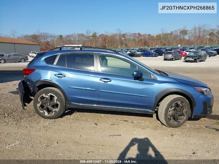 2023 Subaru Crosstrek Limited VIN: JF2GTHNCXPH268865 Lot: 40912457