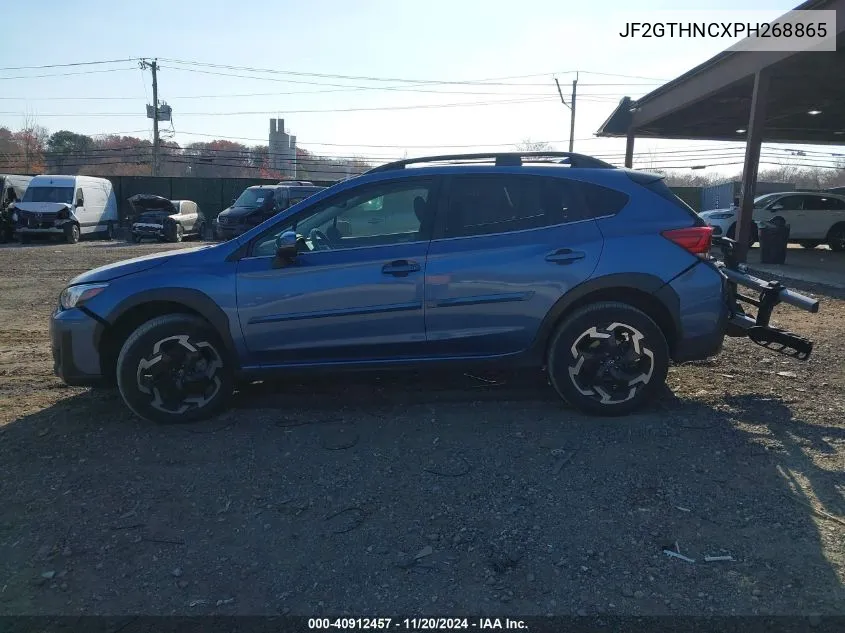 2023 Subaru Crosstrek Limited VIN: JF2GTHNCXPH268865 Lot: 40912457