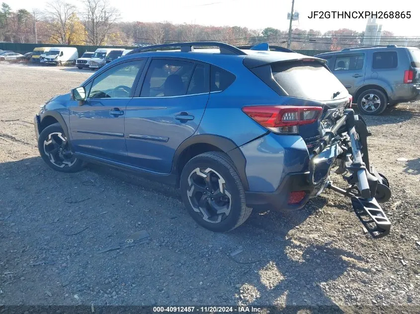 2023 Subaru Crosstrek Limited VIN: JF2GTHNCXPH268865 Lot: 40912457