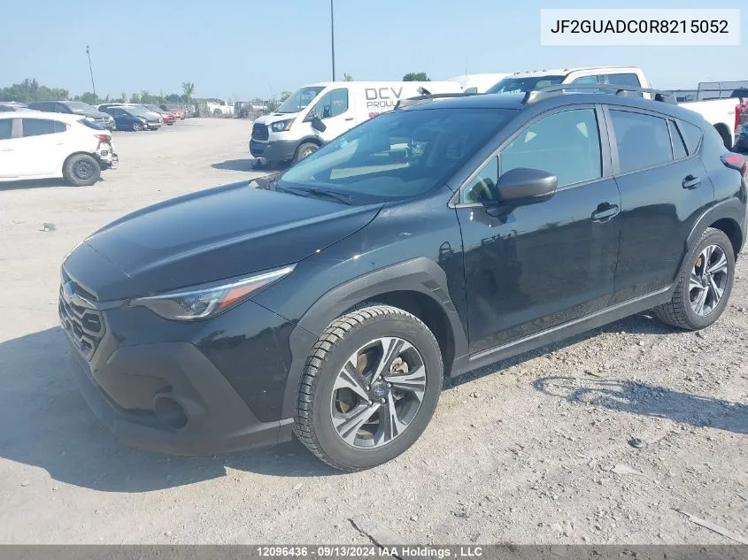 2024 Subaru Crosstrek VIN: JF2GUADC0R8215052 Lot: 12096436