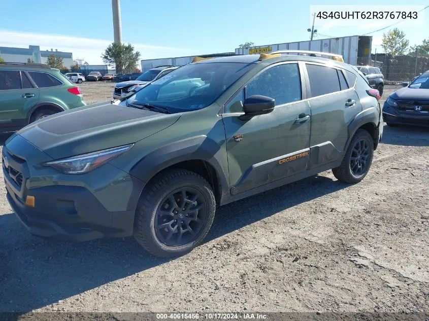 2024 Subaru Crosstrek Wilderness VIN: 4S4GUHT62R3767843 Lot: 40615456