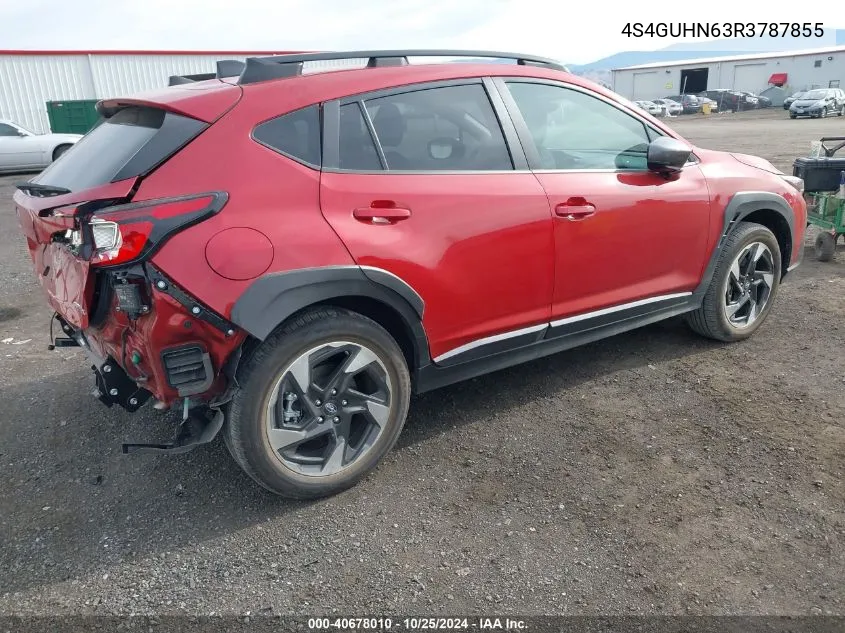 2024 Subaru Crosstrek Limited VIN: 4S4GUHN63R3787855 Lot: 40678010