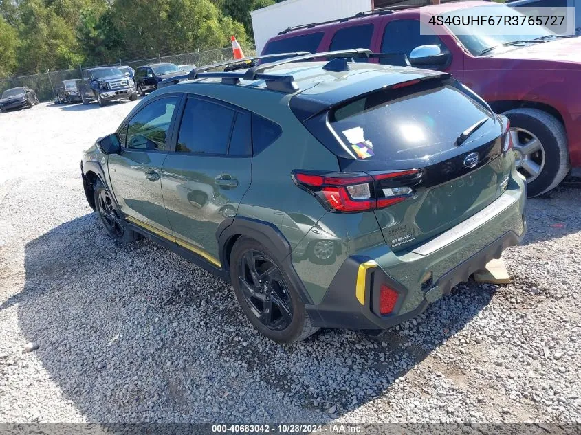 2024 Subaru Crosstrek Sport VIN: 4S4GUHF67R3765727 Lot: 40683042