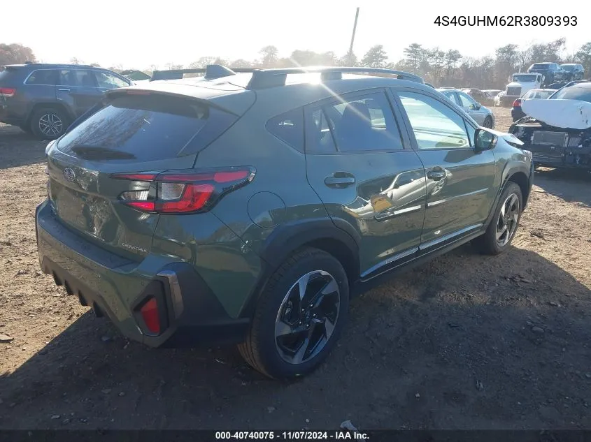 2024 Subaru Crosstrek Limited VIN: 4S4GUHM62R3809393 Lot: 40740075