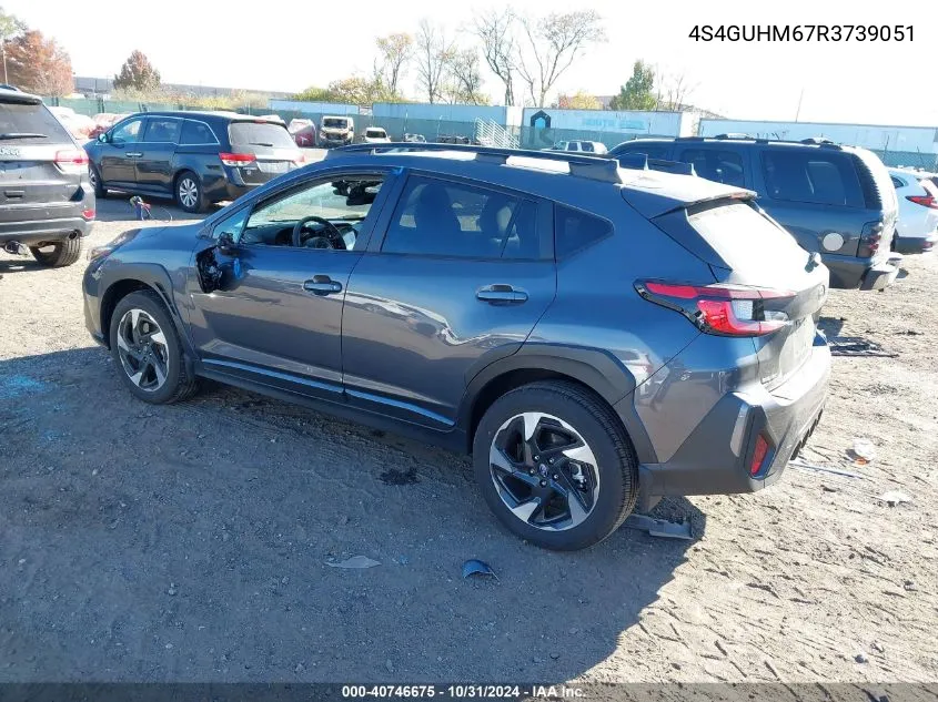 4S4GUHM67R3739051 2024 Subaru Crosstrek Limited