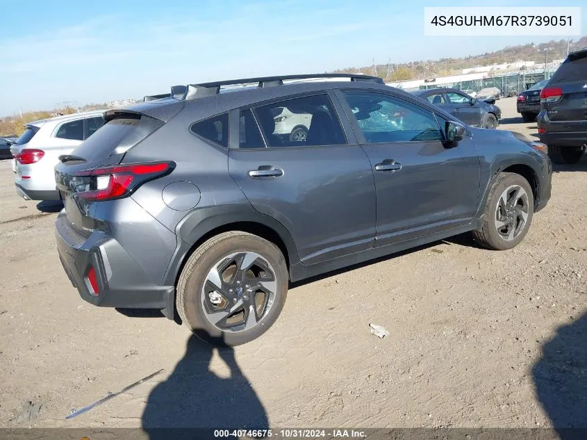 4S4GUHM67R3739051 2024 Subaru Crosstrek Limited