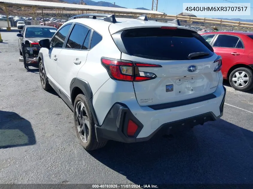 2024 Subaru Crosstrek Limited VIN: 4S4GUHM6XR3707517 Lot: 40783925