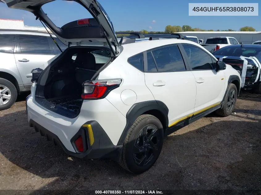 2024 Subaru Crosstrek Sport VIN: 4S4GUHF65R3808073 Lot: 40788350