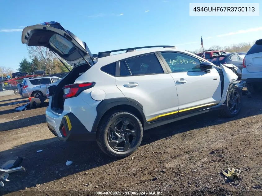 2024 Subaru Crosstrek Sport VIN: 4S4GUHF67R3750113 Lot: 40789972