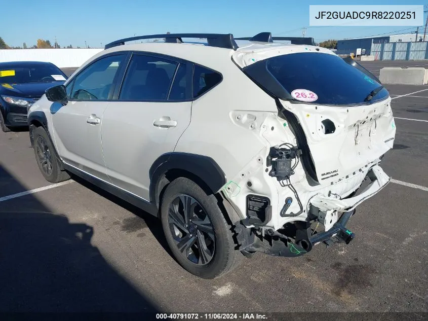 2024 Subaru Crosstrek Premium VIN: JF2GUADC9R8220251 Lot: 40791072