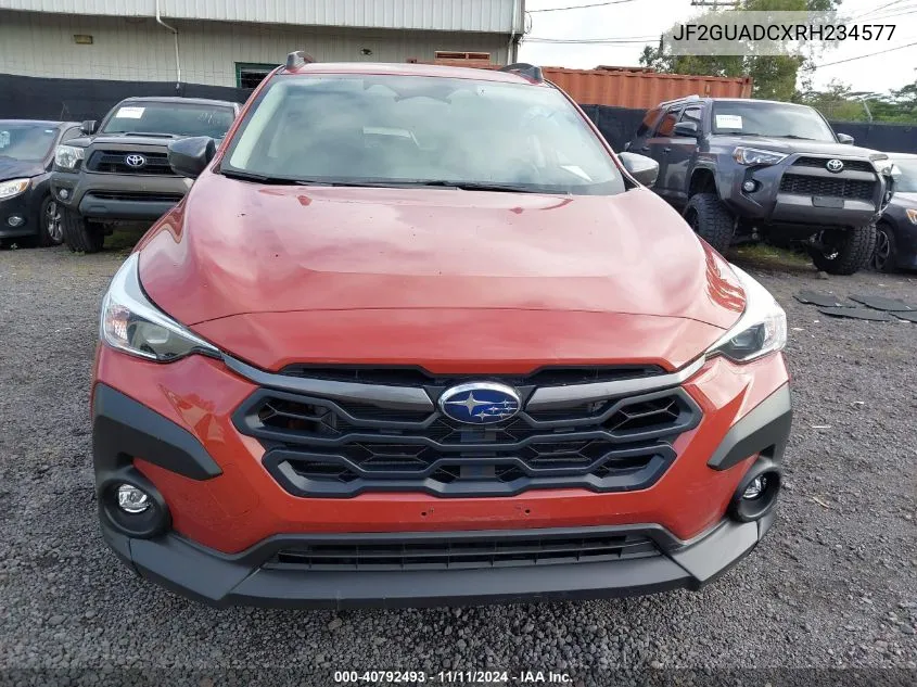 2024 Subaru Crosstrek Premium VIN: JF2GUADCXRH234577 Lot: 40792493