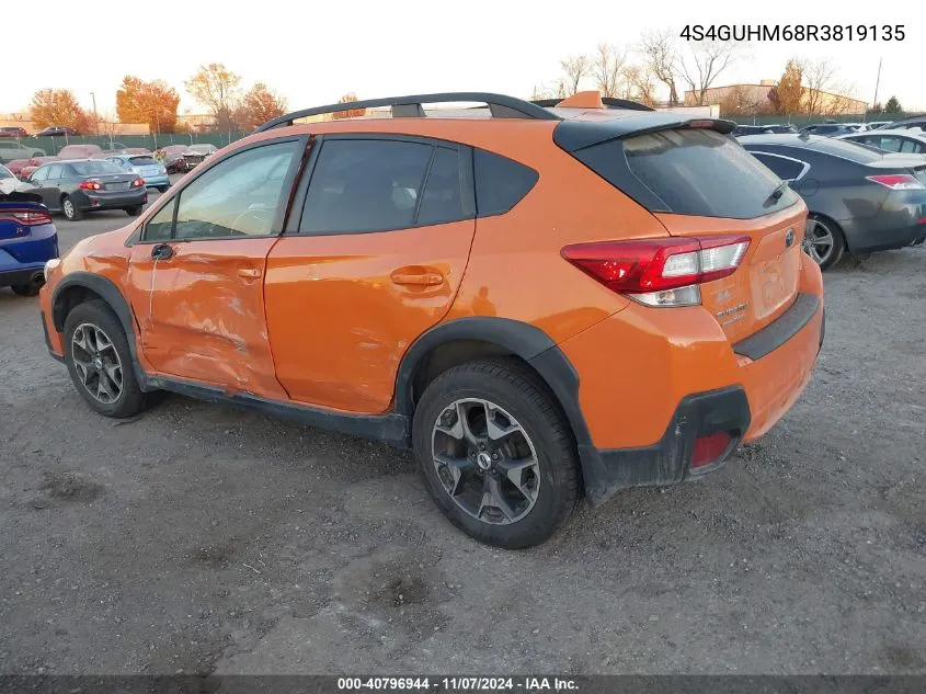 2024 Subaru Crosstrek Limited VIN: 4S4GUHM68R3819135 Lot: 40796944