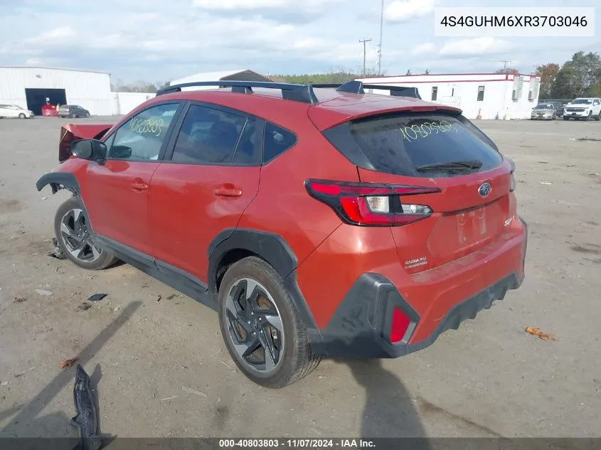 2024 Subaru Crosstrek Limited VIN: 4S4GUHM6XR3703046 Lot: 40803803