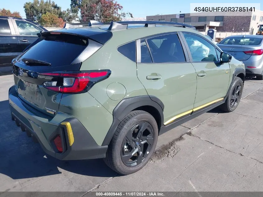 2024 Subaru Crosstrek Sport VIN: 4S4GUHF60R3785141 Lot: 40809445