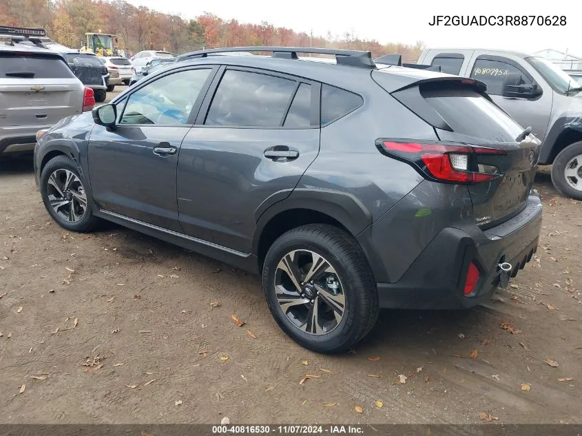 2024 Subaru Crosstrek Premium VIN: JF2GUADC3R8870628 Lot: 40816530