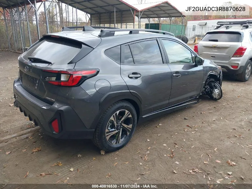 2024 Subaru Crosstrek Premium VIN: JF2GUADC3R8870628 Lot: 40816530