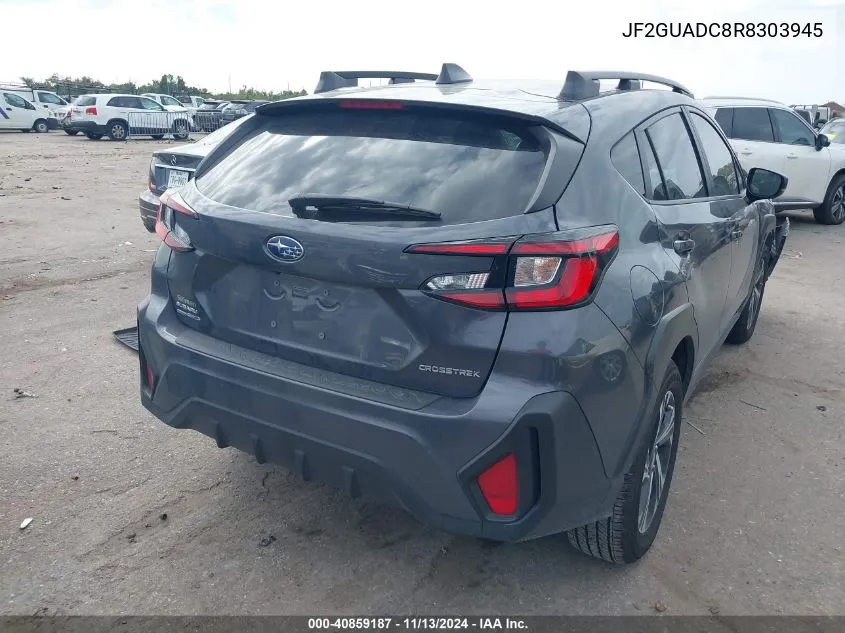 2024 Subaru Crosstrek Premium VIN: JF2GUADC8R8303945 Lot: 40859187